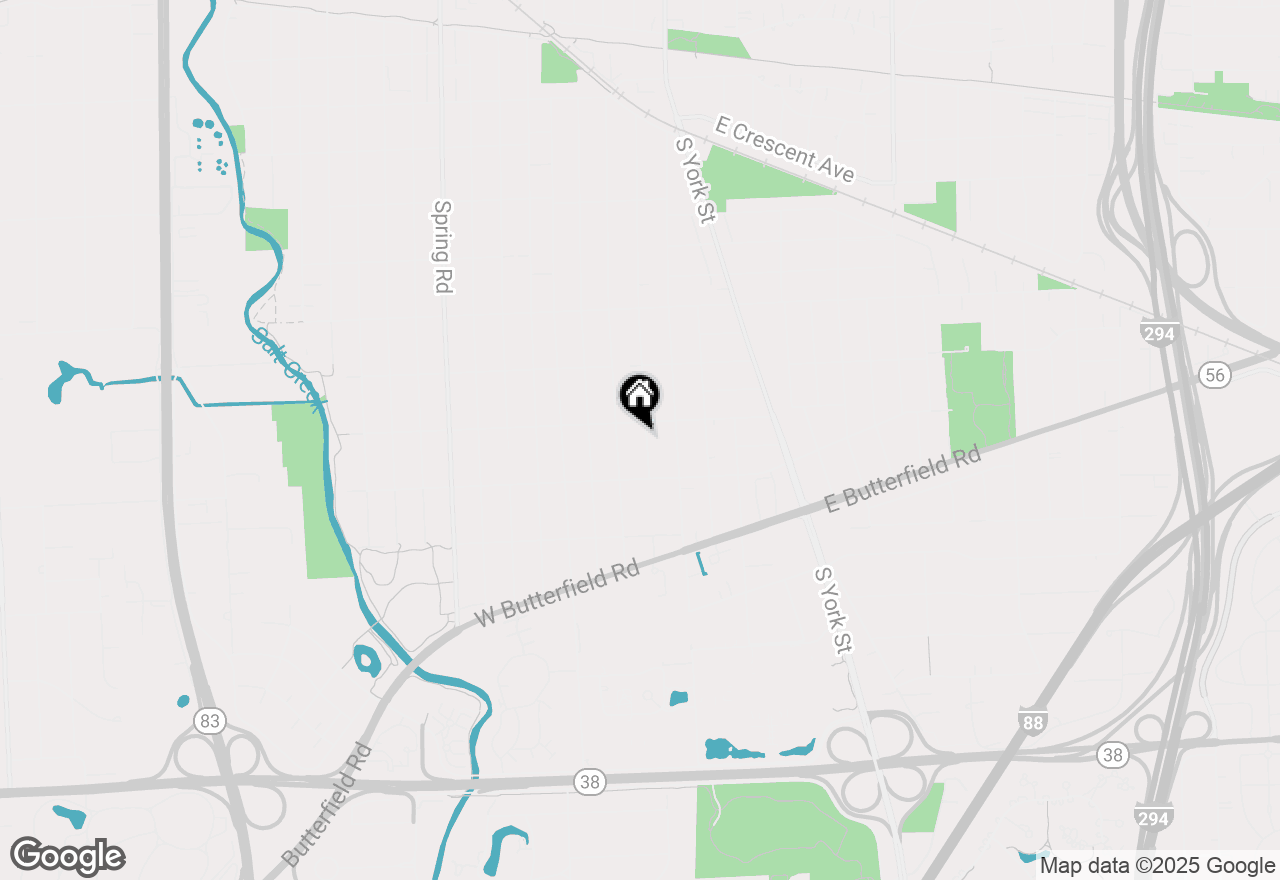 Map of 880 S Washington Street, Elmhurst, IL 60126