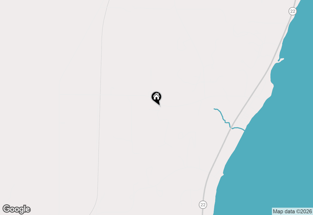 Map of 9871 E Woodcrest Court #20 & 21, Suttons Bay, MI 49682