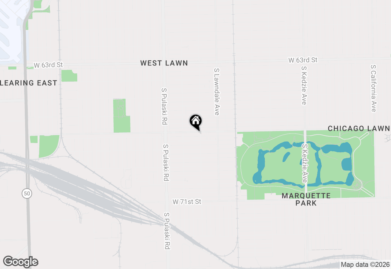 Map of 3815 W Marquette Road, Chicago, IL 60629