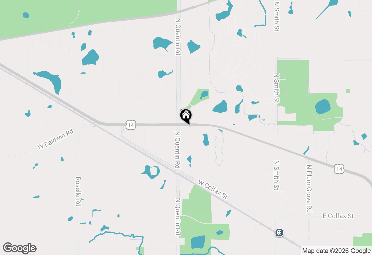 Map of 783 Quentin Road N, Palatine, IL 60067