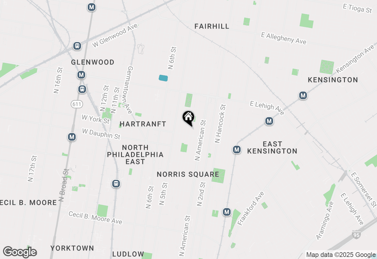 Map of 2417 N 4th Street, Philadelphia, PA 19133