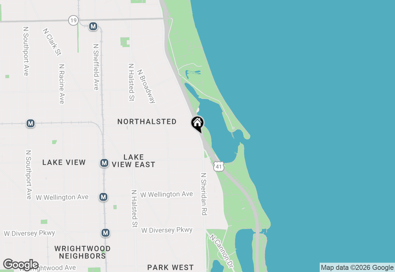 Map of 3300 N Lake Shore Drive #10A, Chicago, IL 60657