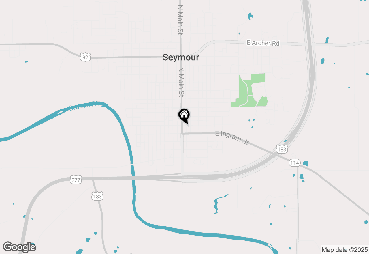 Map of 301 S S Main, Seymour, TX 76380