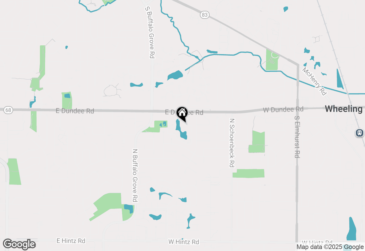 Map of 150 Lake Boulevard #154, Buffalo Grove, IL 60089