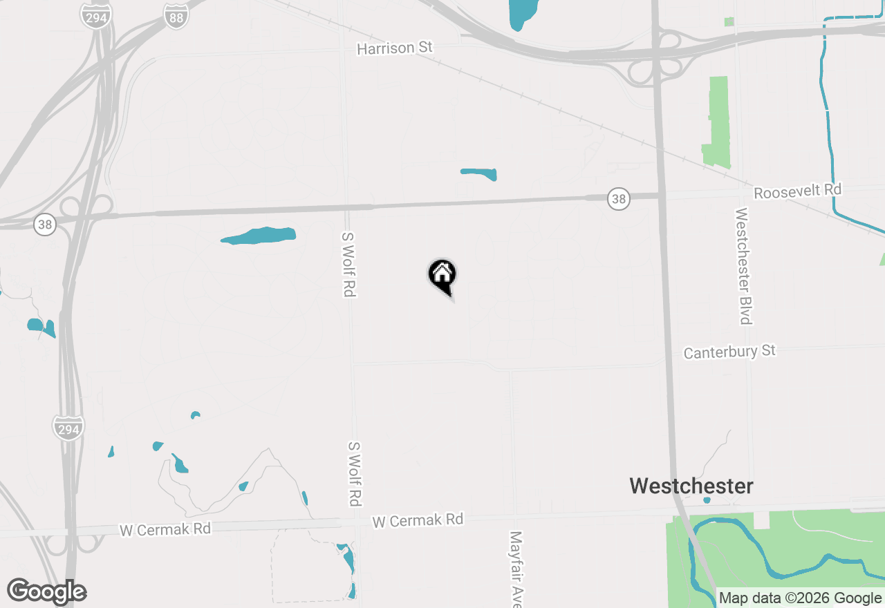 Map of 1430 Evers Avenue, Westchester, IL 60154