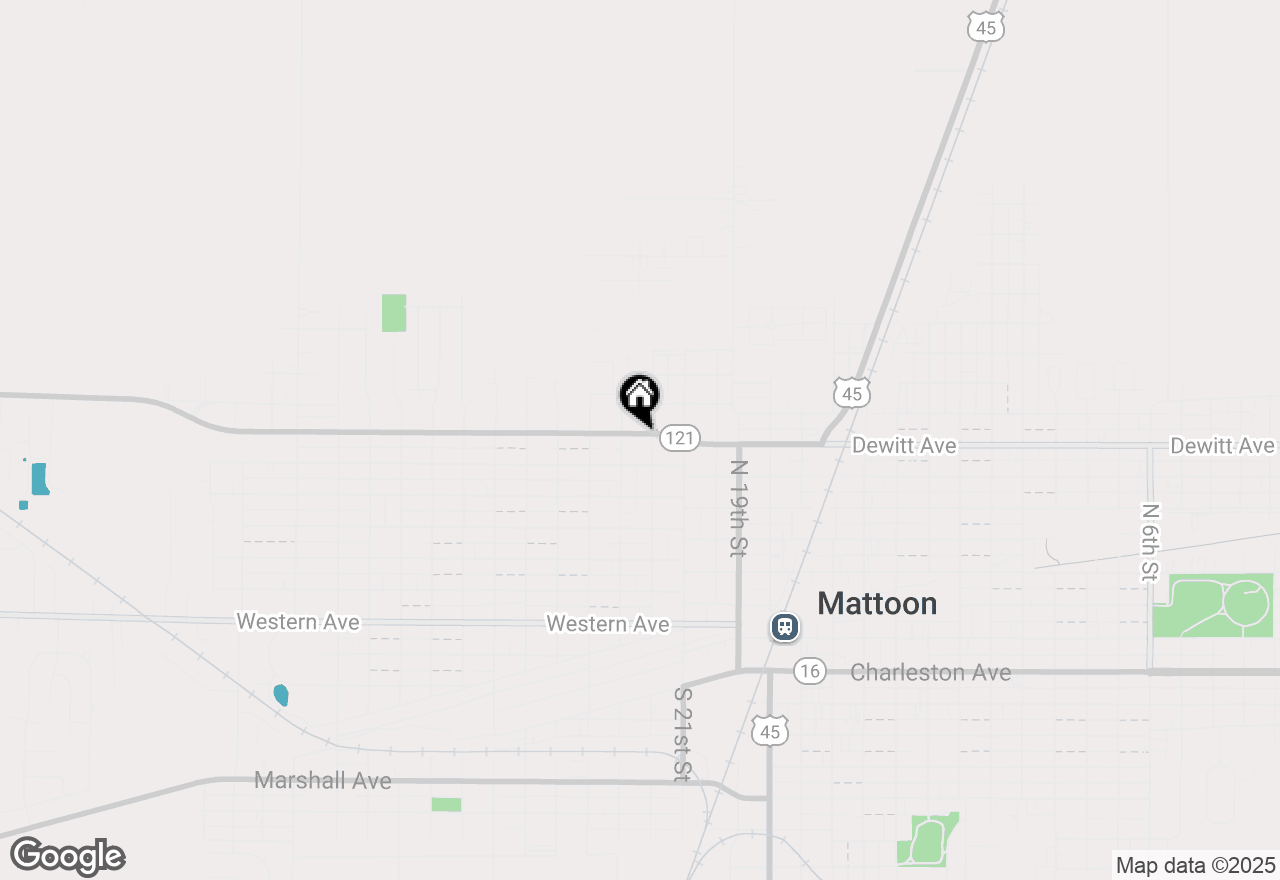 Map of 2209 Dewitt Avenue, Mattoon, IL 61938