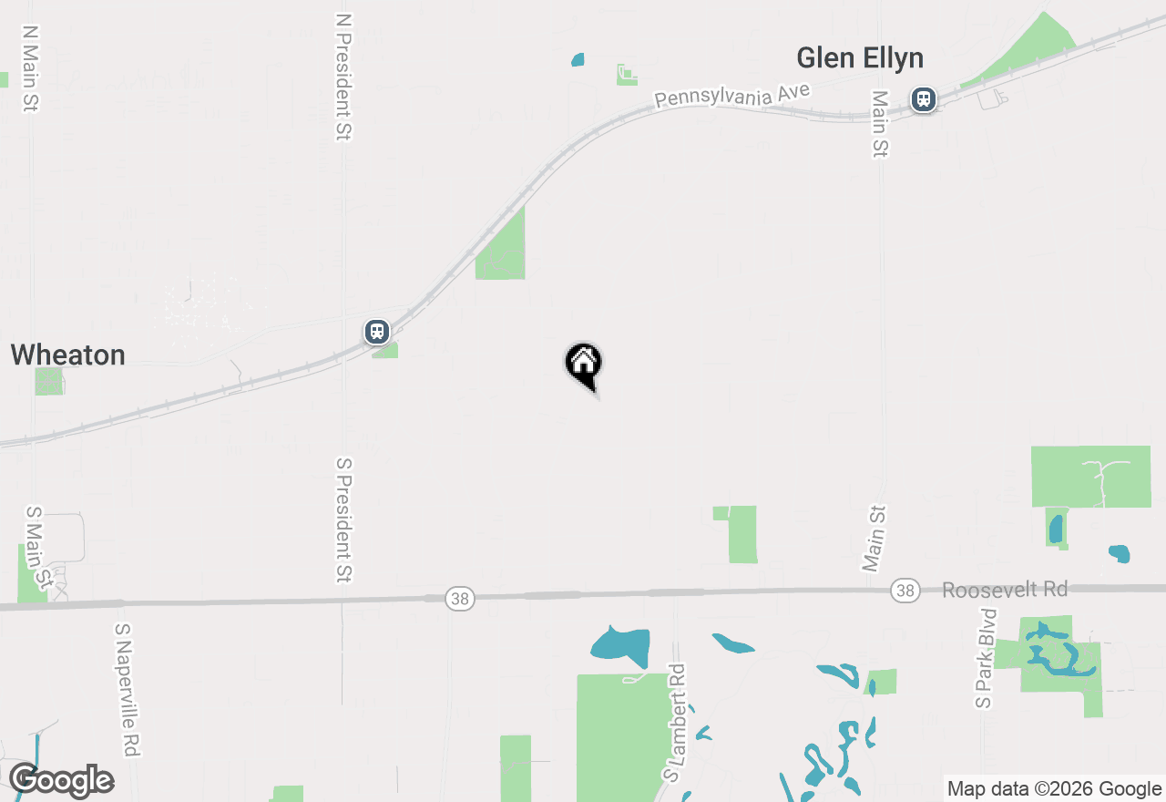 Map of 111 S Lorraine Road, Wheaton, IL 60187