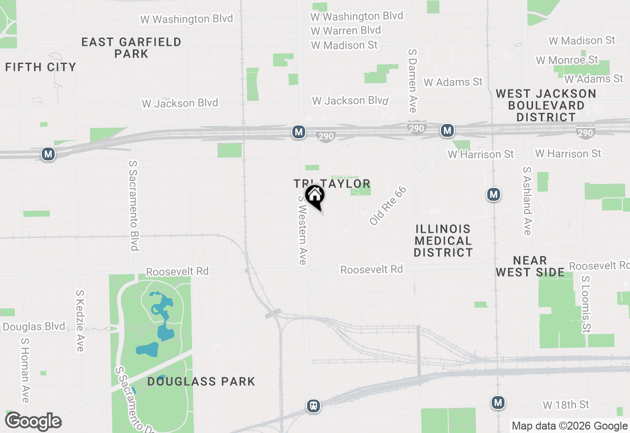 Map of 902 S Claremont Avenue, Chicago, IL 60612