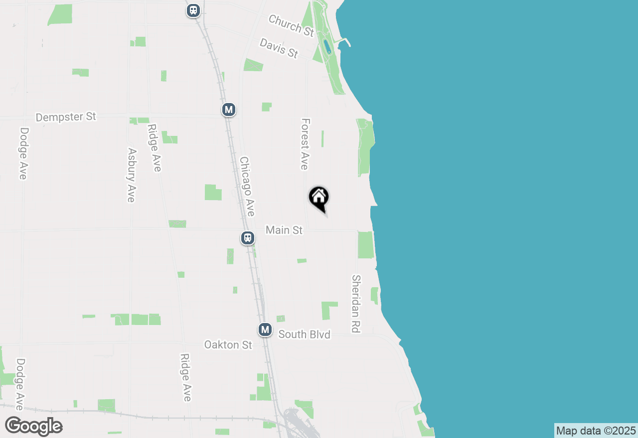 Map of 918 Michigan Avenue #3, Evanston, IL 60202