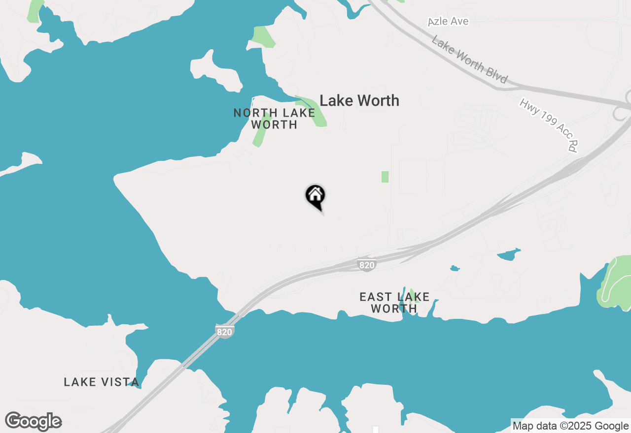Map of 3020 Pueblo Trail, Lake Worth, TX 76135