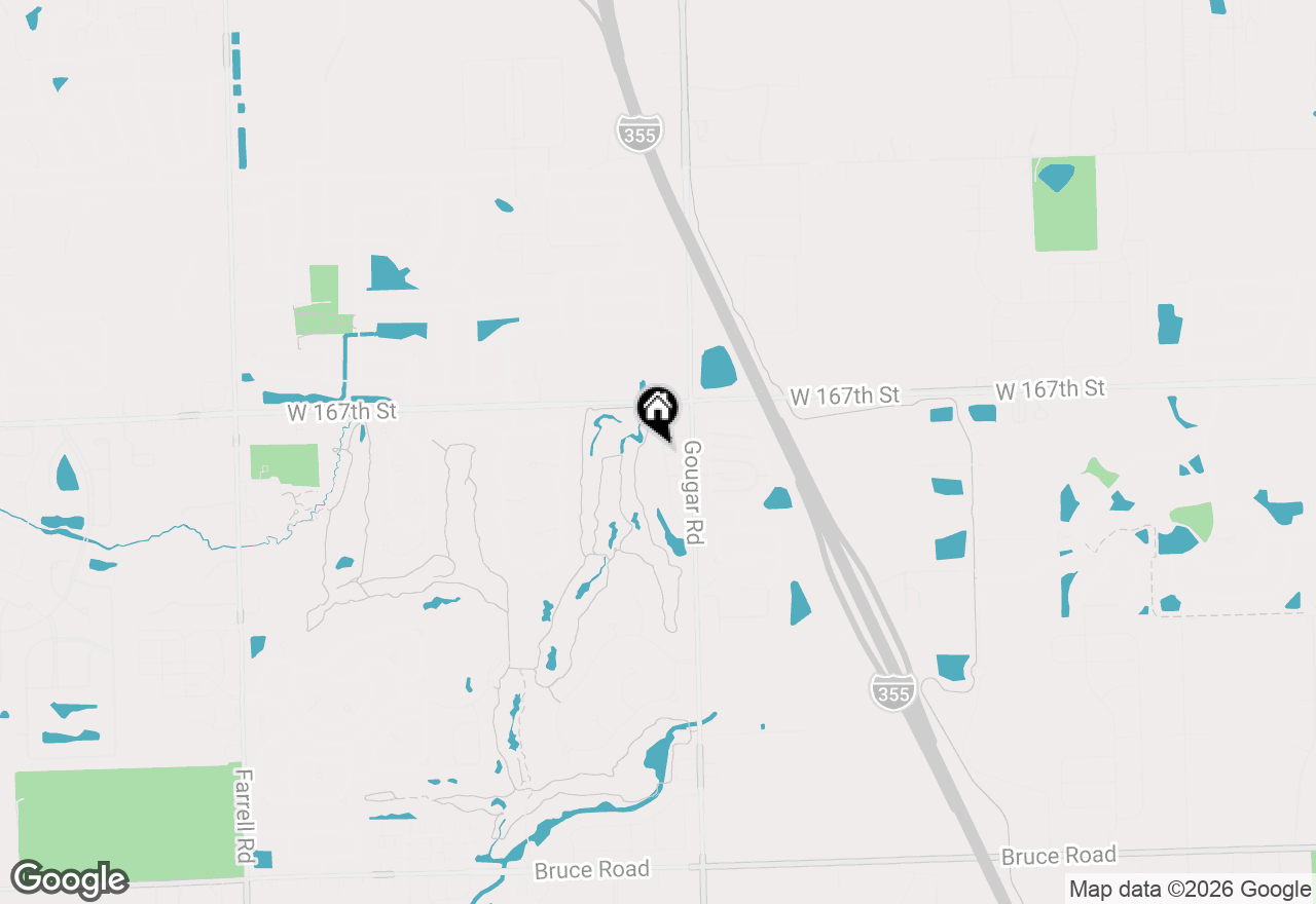 Map of 16766 S Sunset Ridge Court, Lockport, IL 60441
