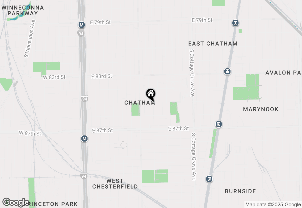 Map of 8505 S Vernon Avenue, Chicago, IL 60619