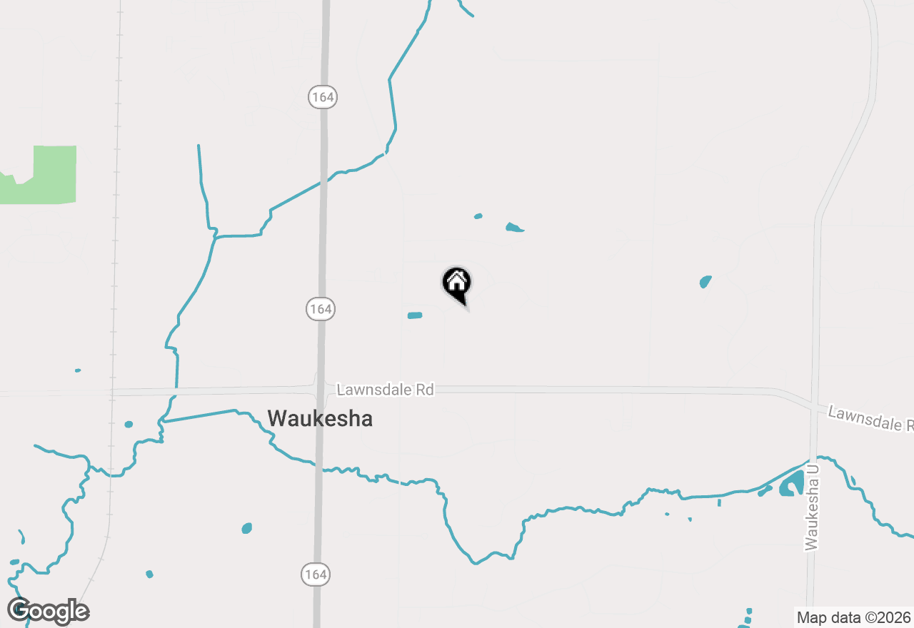 Map of S44W23627 Amy James Dr, Waukesha, WI 53189