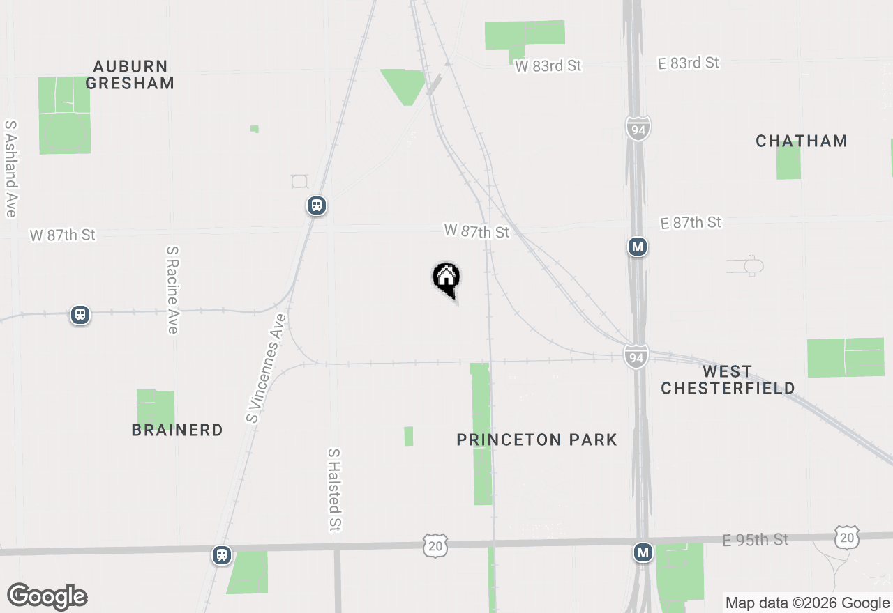 Map of 8900 S Normal Avenue #2, Chicago, IL 60620