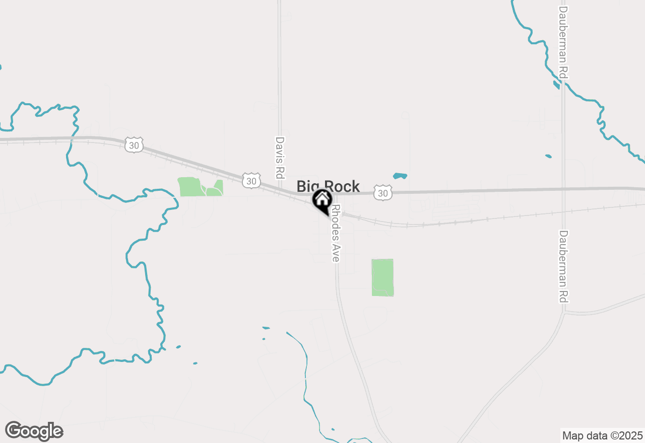 Map of 204 Lincoln Avenue, Big Rock, IL 60511