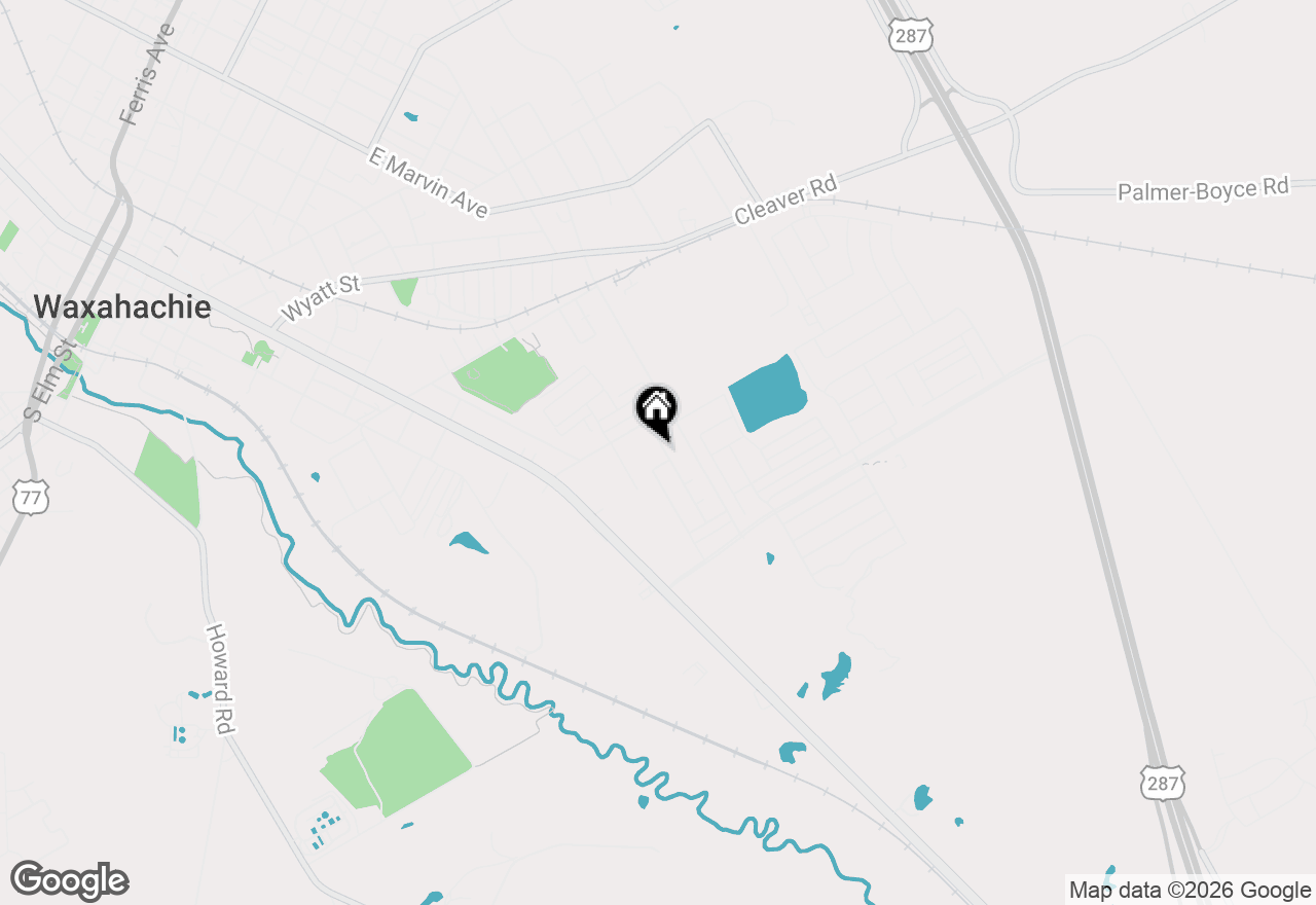 Map of 1518 Drexel Drive, Waxahachie, TX 75165