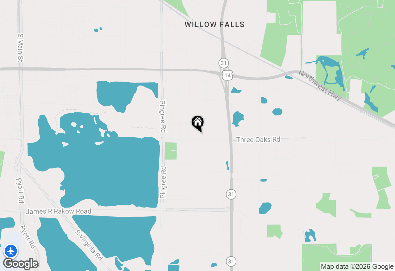Map of 783 Manor Road, Crystal Lake, IL 60014