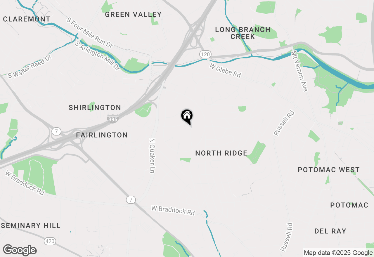 Map of 3311 Coryell Lane, Alexandria, VA 22302