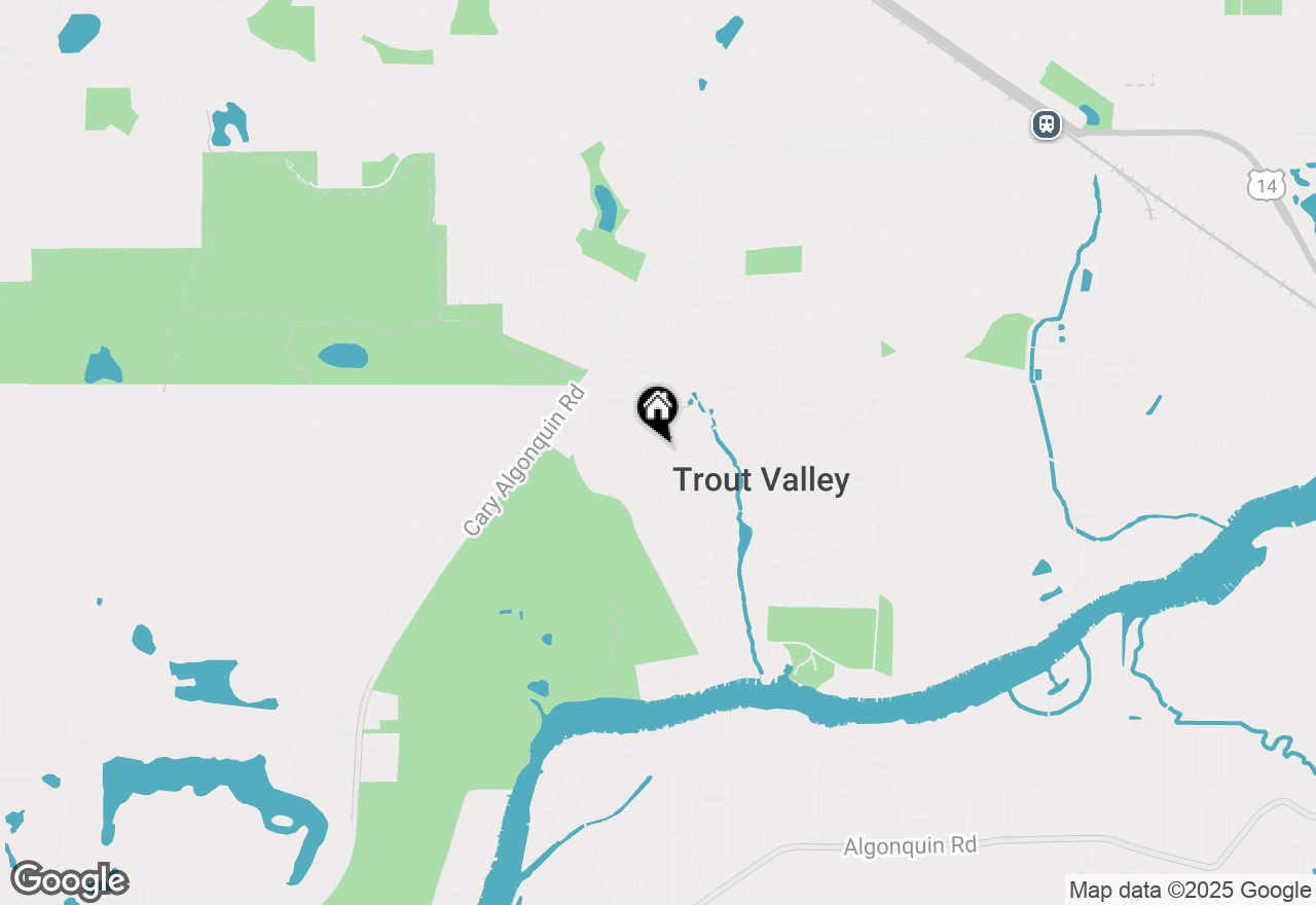 Map of 128 Turkey Run Road, Trout Valley, IL 60013