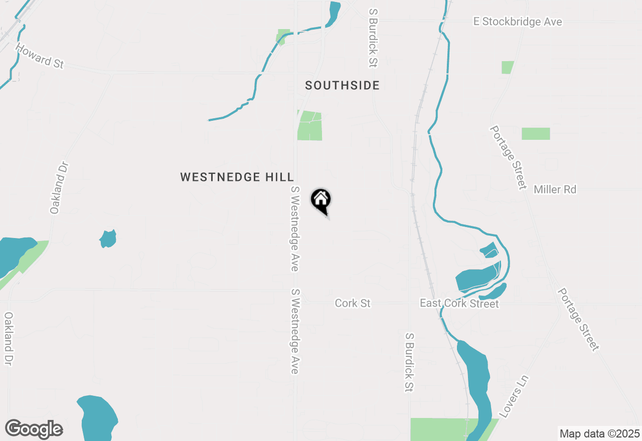 Map of 405 Edgemoor Avenue, Kalamazoo, MI 49001