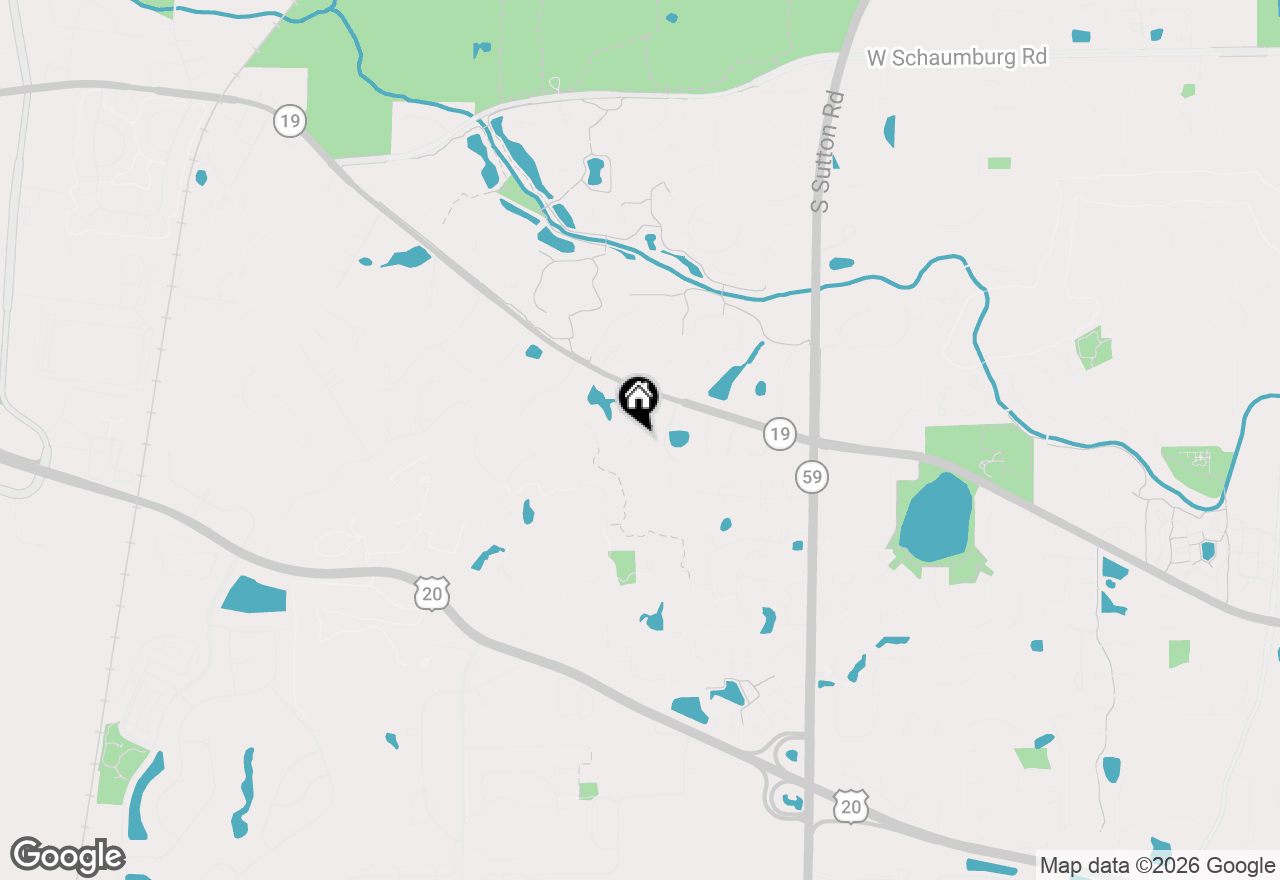 Map of 713 Blue Ridge Drive, Streamwood, IL 60107