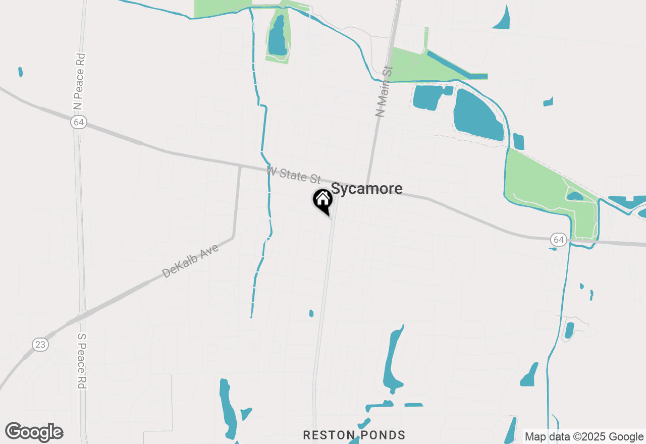 Map of 322 W High Street, Sycamore, IL 60178