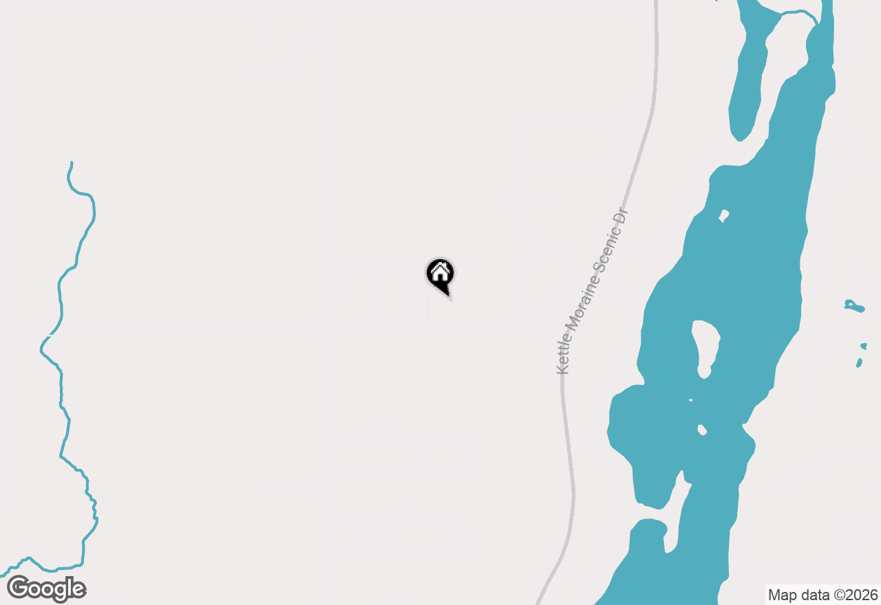 Map of 5736 Hickory Knoll Dr, West Bend, WI 53095