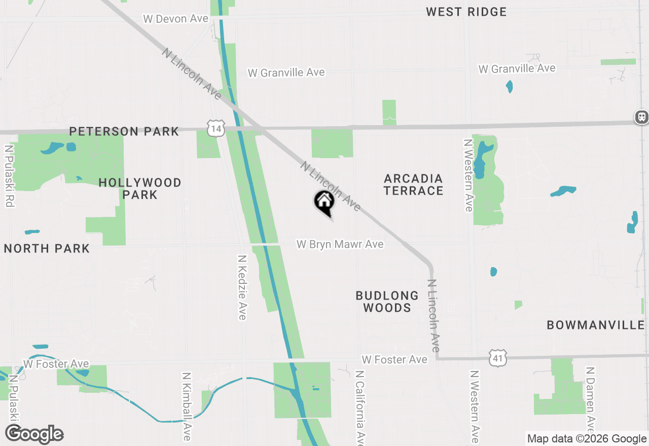 Map of 5646 N Francisco Avenue, Chicago, IL 60659