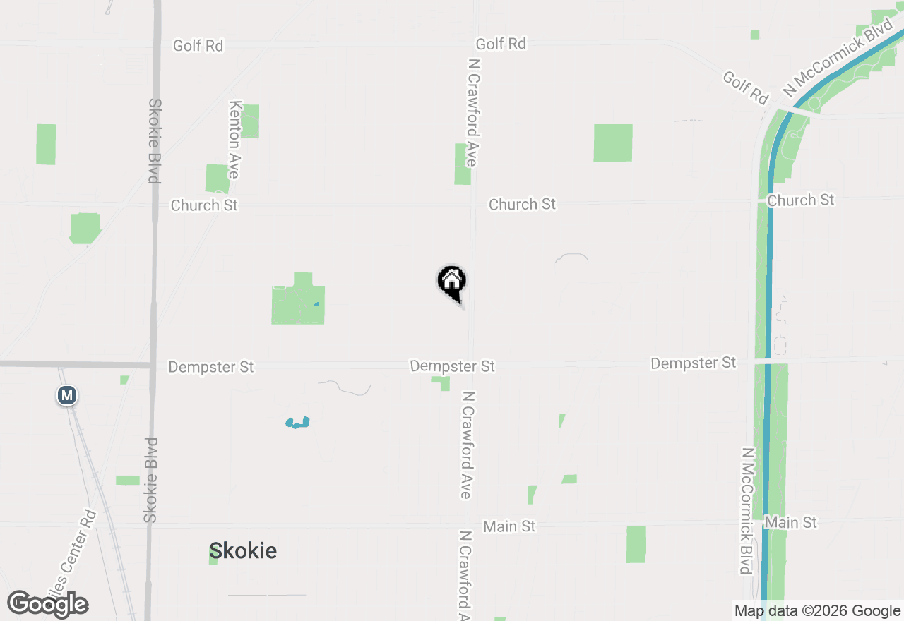 Map of 4029 Suffield Court, Skokie, IL 60076