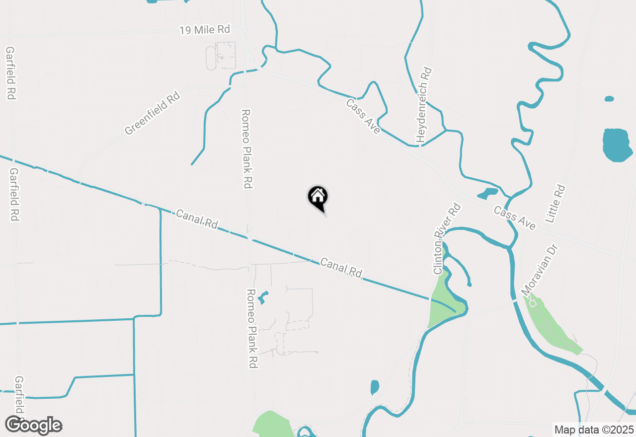 Map of 41321 Chestnut Drive, Clinton Township, MI 48038