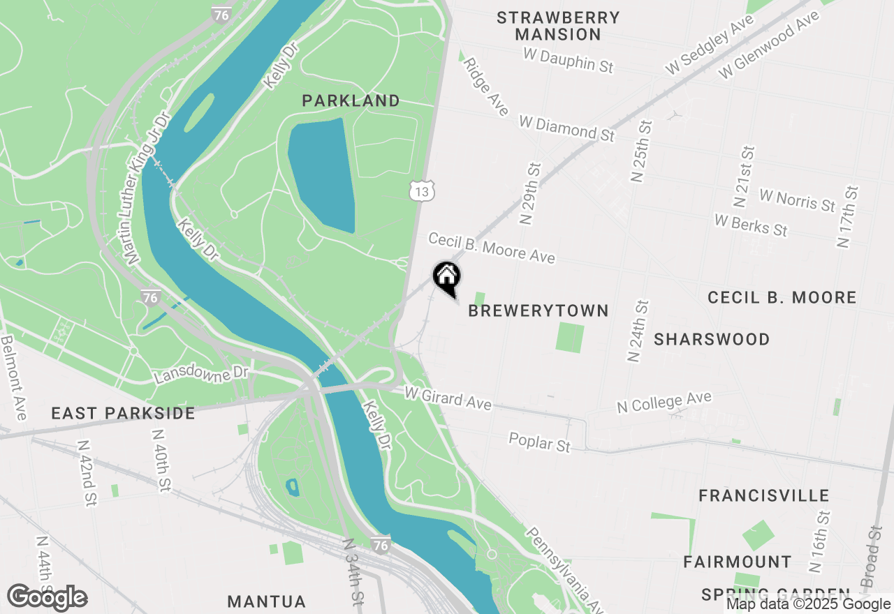 Map of 3120 W Jefferson Street #304, Philadelphia, PA 19121