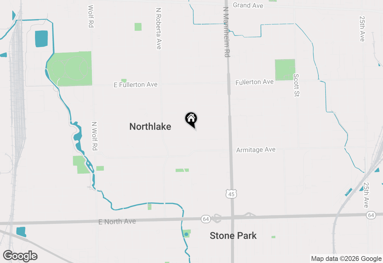 Map of 365 E Dickens Avenue, Northlake, IL 60164