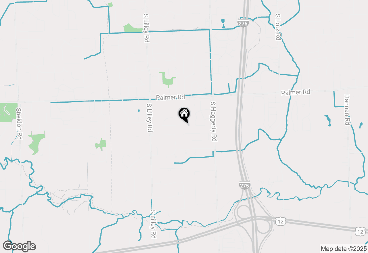 Map of 41741 Echo Forest Drive, Canton, MI 48188