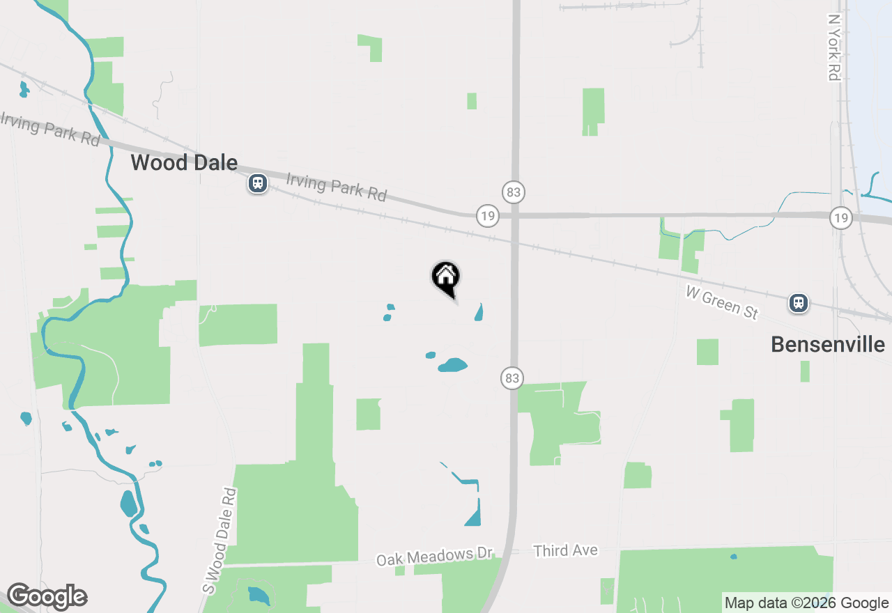 Map of 440 E Montrose Avenue #402, Wood Dale, IL 60191