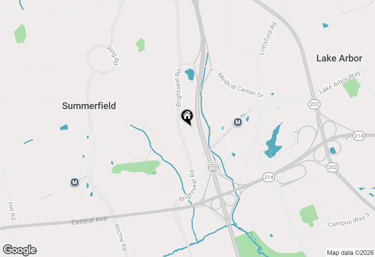 Map of 8960 Continental Place, Landover, MD 20785