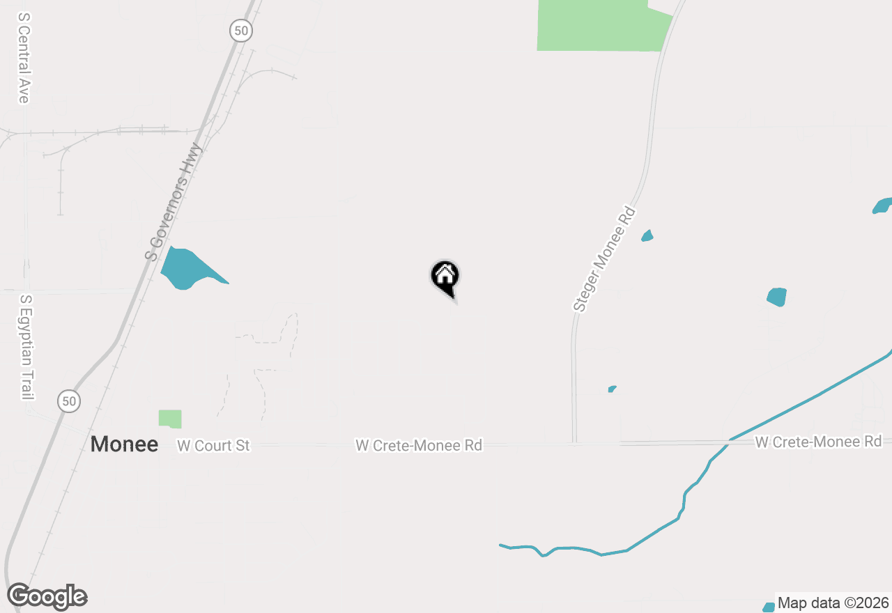 Map of 25606 S Jonquil Lane, Monee, IL 60449