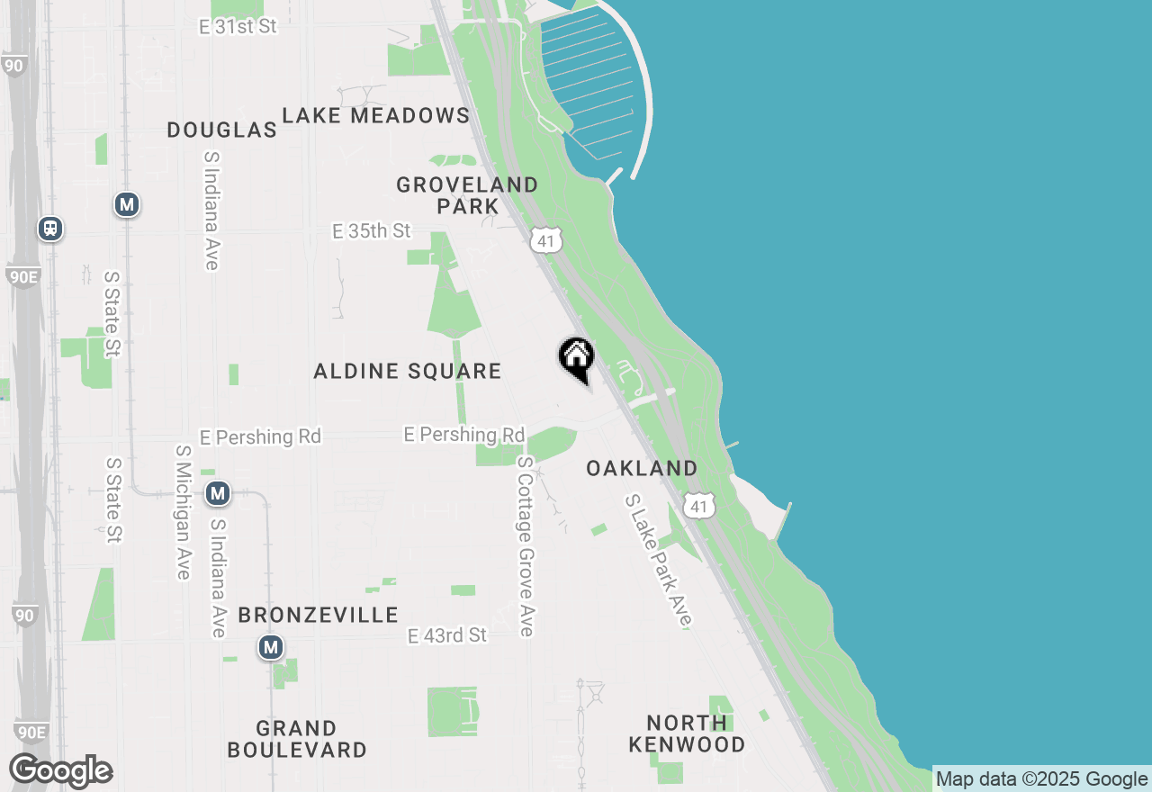 Map of 3862 S Lake Park Avenue #3S, Chicago, IL 60653