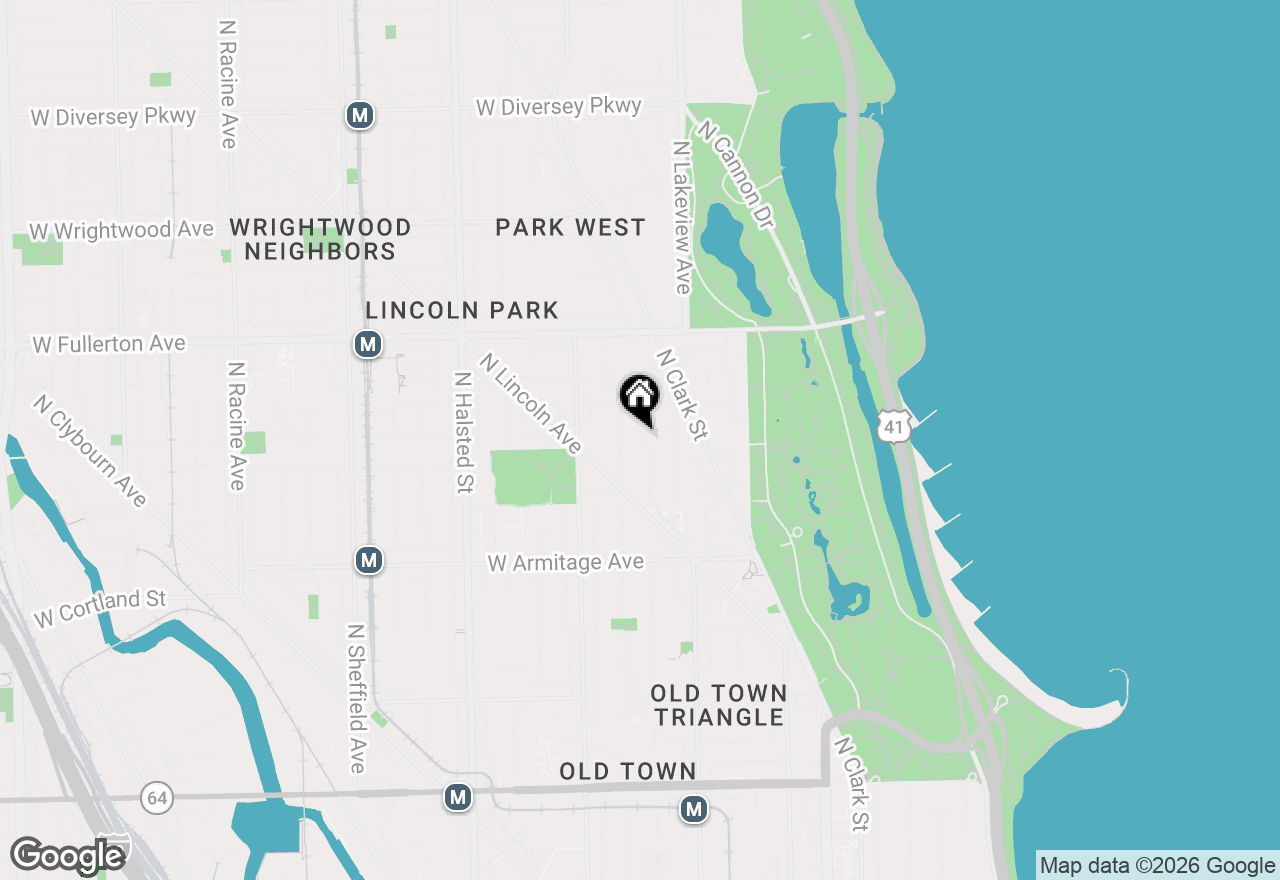 Map of 2201 N Cleveland Avenue #502, Chicago, IL 60614