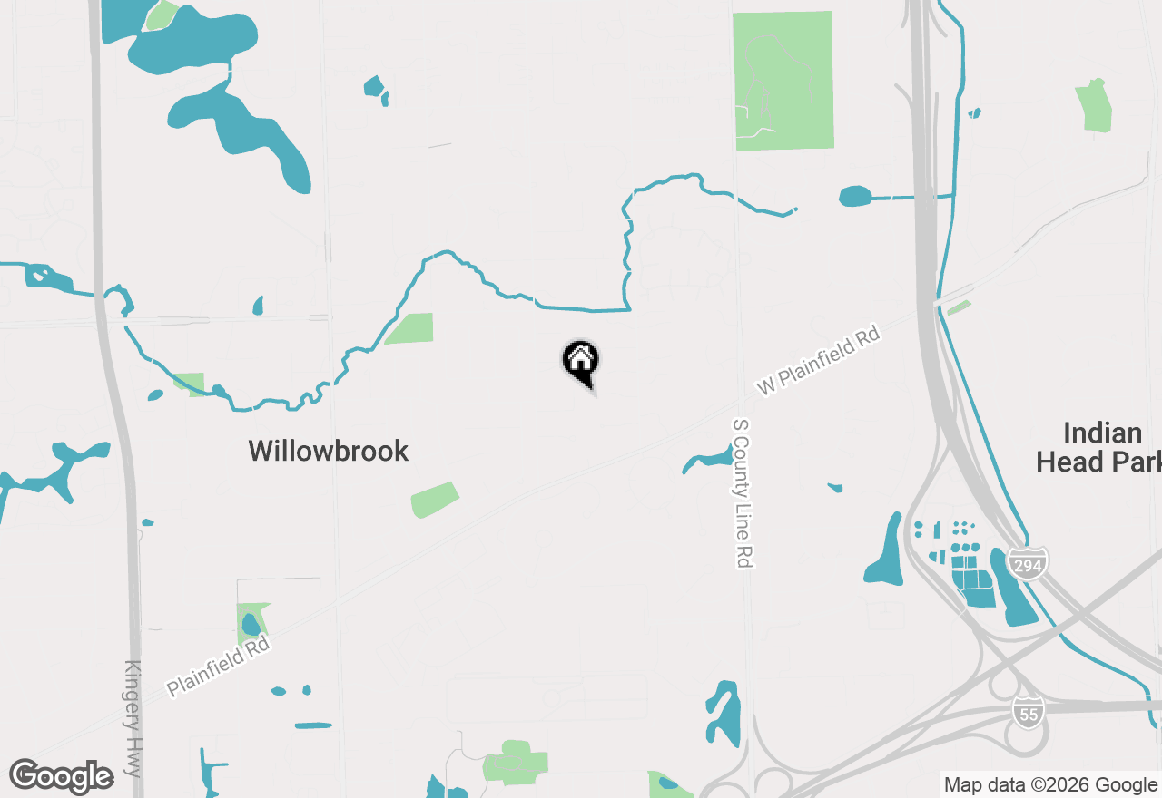 Map of 6451 Garfield Ridge Court, Burr Ridge, IL 60527