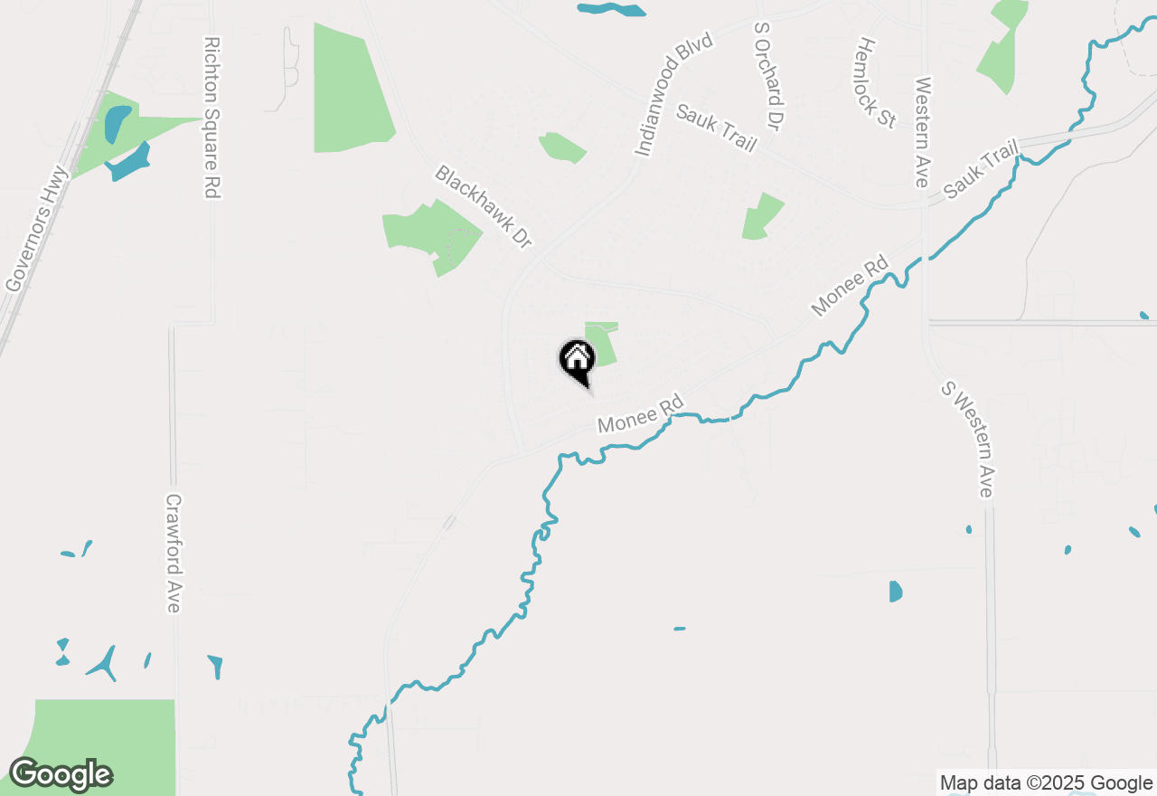 Map of 172 Nanti Street, Park Forest, IL 60466