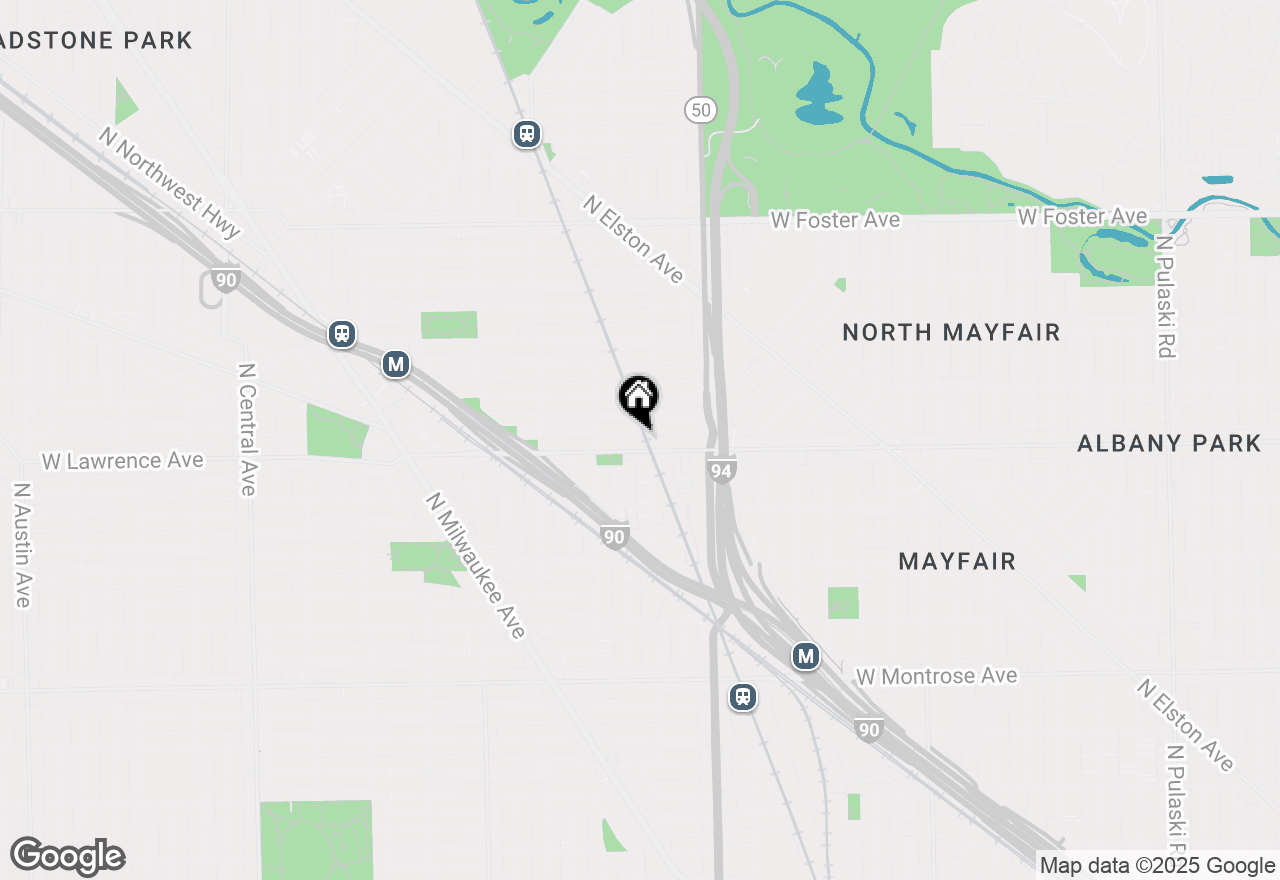 Map of 4932 W Lawrence Avenue #H, Chicago, IL 60630