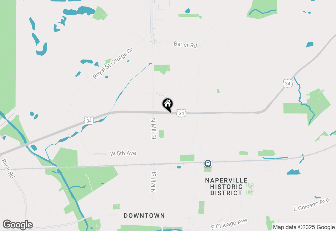 Map of 389 Pearson Circle, Naperville, IL 60563