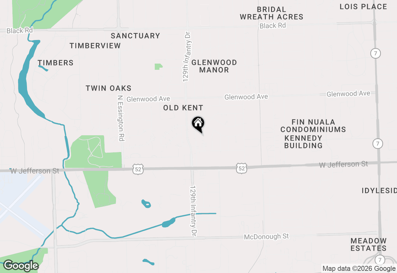 Map of 116 Fairlane Drive, Joliet, IL 60435