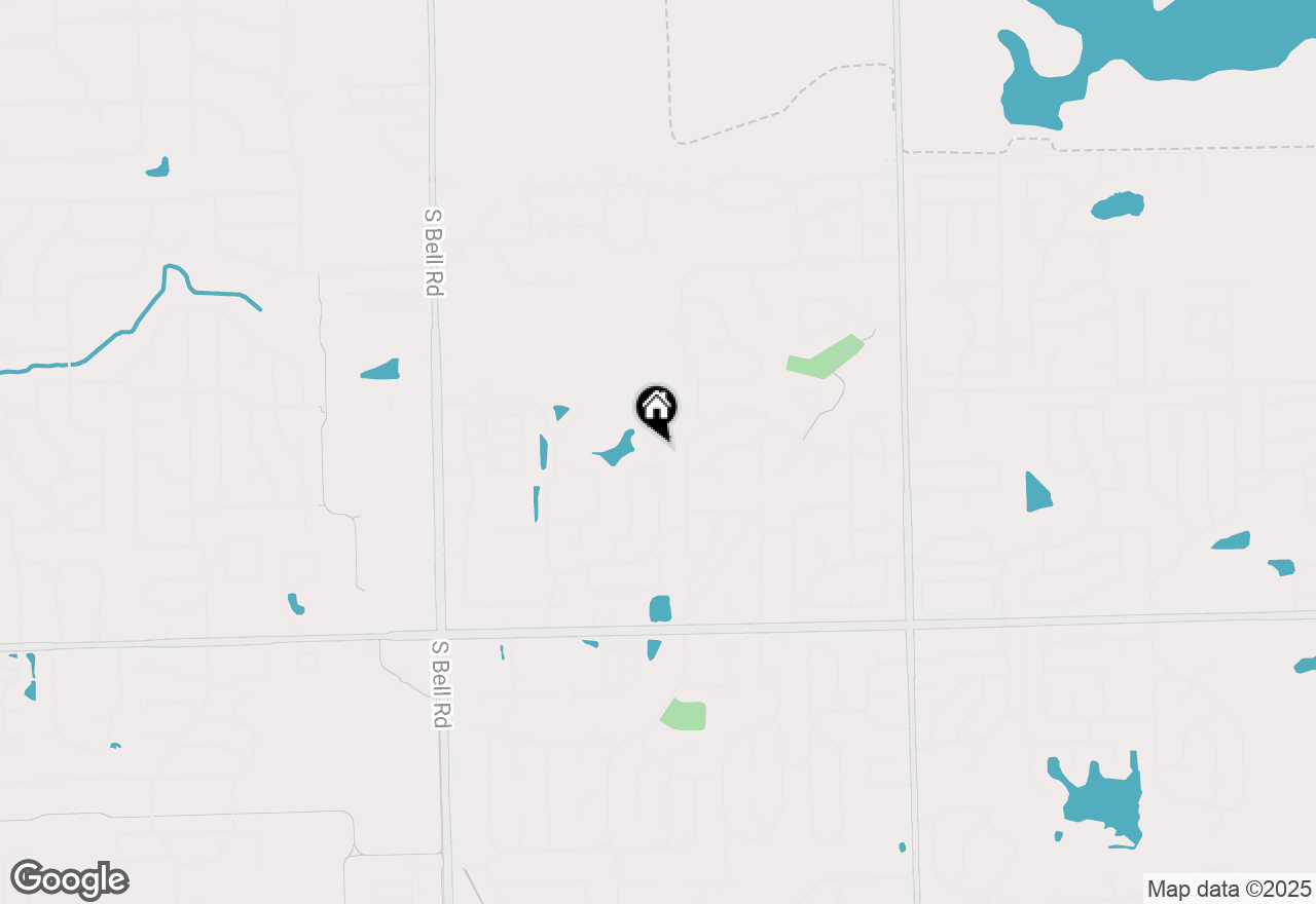 Map of 14042 Churchill Drive, Homer Glen, IL 60491