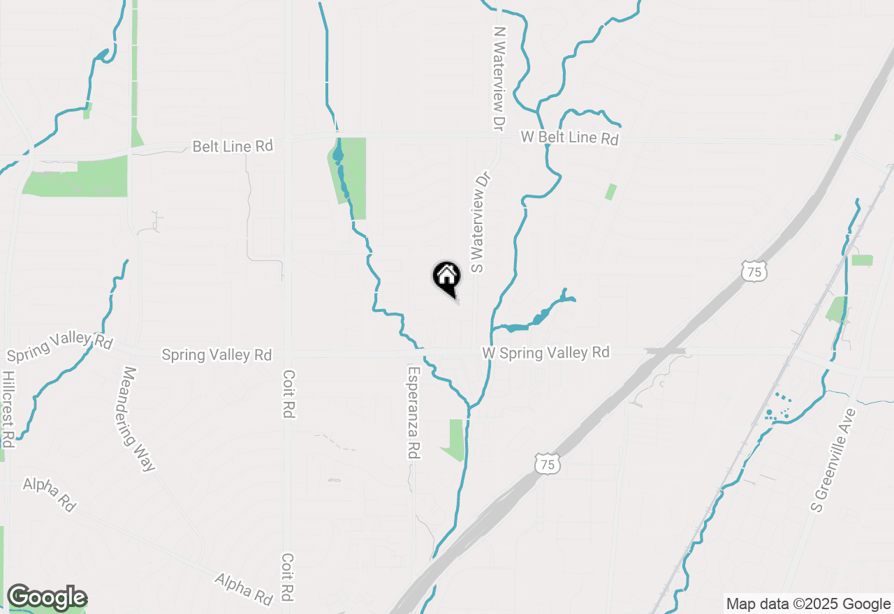 Map of 1215 Dearborn Drive, Richardson, TX 75080