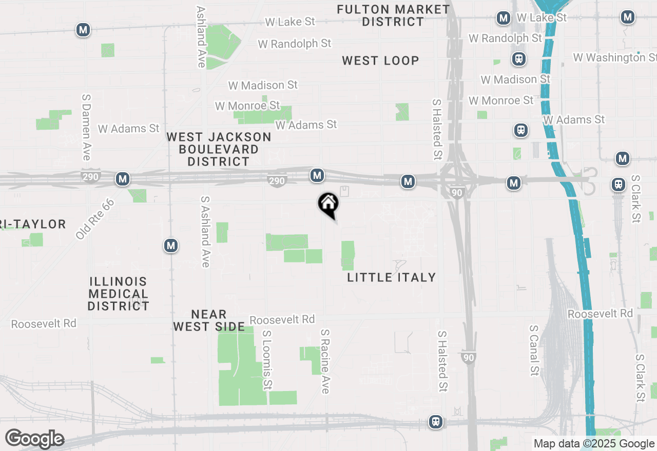 Map of 1155 W Vernon Park Place, Chicago, IL 60607