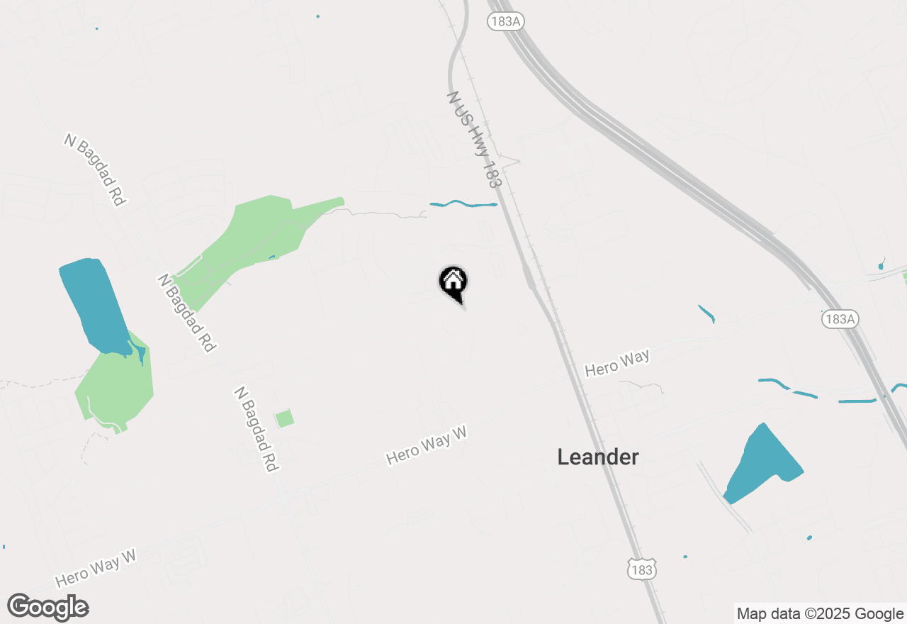 Map of 413 Longhorn Cavern Rd, Leander, TX 78641