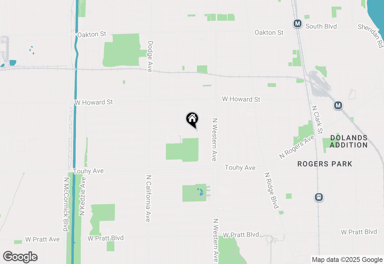 Map of 2522 W Jarvis Avenue, Chicago, IL 60645