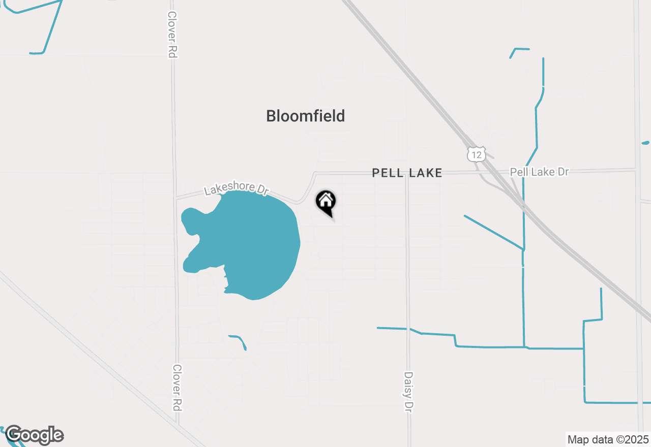 Map of W1040 Florence Rd, Genoa City, WI 53128