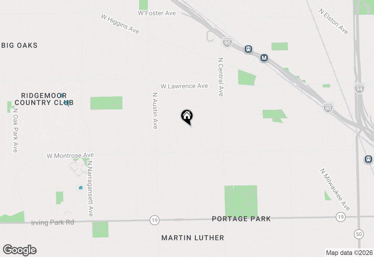 Map of 4526 N Menard Avenue #B, Chicago, IL 60630